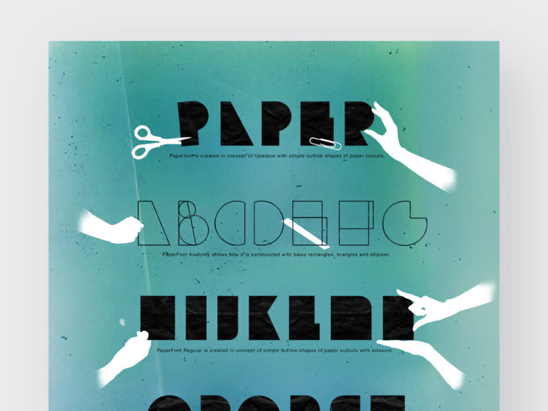 Paper font